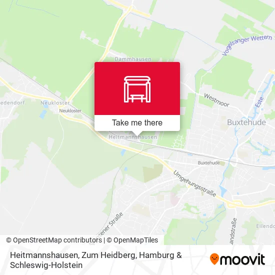 Карта Heitmannshausen, Zum Heidberg