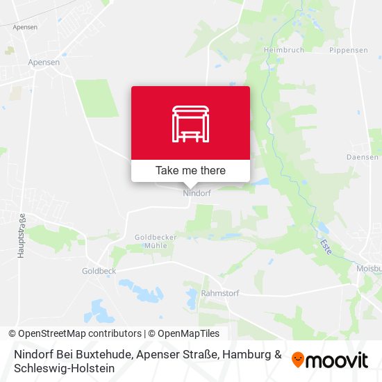 Nindorf Bei Buxtehude, Apenser Straße map
