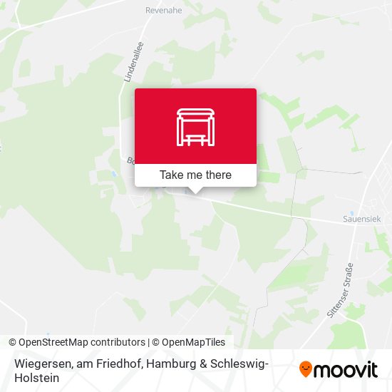 Wiegersen, am Friedhof map