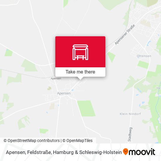 Apensen, Feldstraße map
