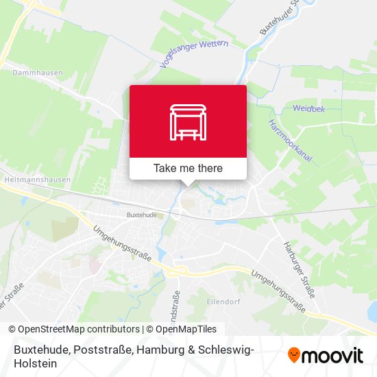 Buxtehude, Poststraße map