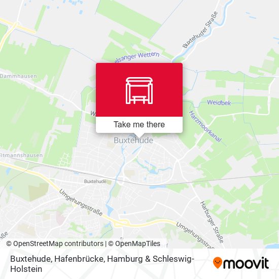 Buxtehude, Hafenbrücke map