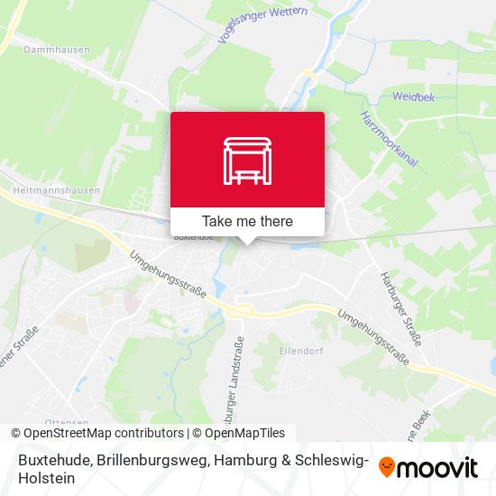 Buxtehude, Brillenburgsweg map