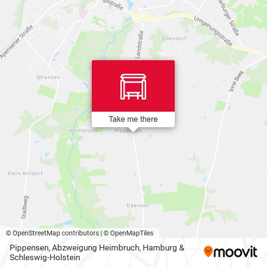 Pippensen, Abzweigung Heimbruch map