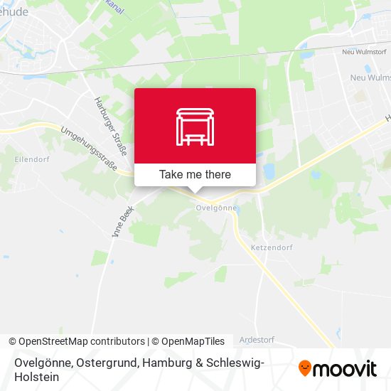 Ovelgönne, Ostergrund map
