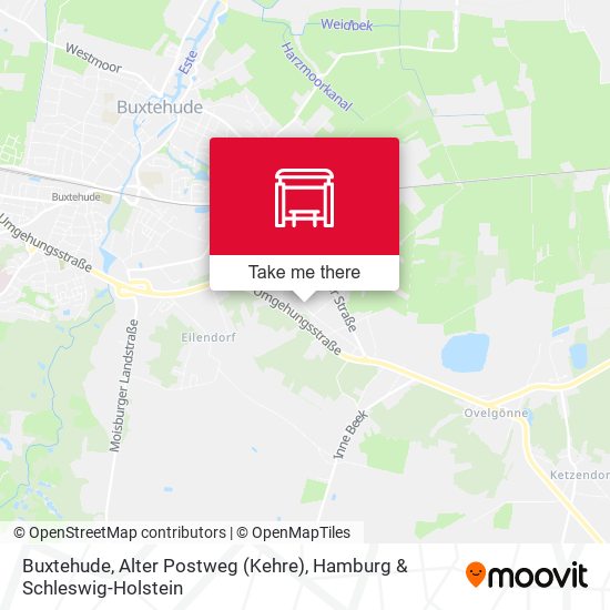 Buxtehude, Alter Postweg (Kehre) map