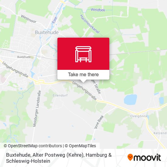 Buxtehude, Alter Postweg (Kehre) map