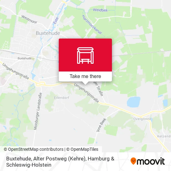 Карта Buxtehude, Alter Postweg (Kehre)