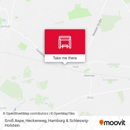 Groß Aspe, Heckenweg map