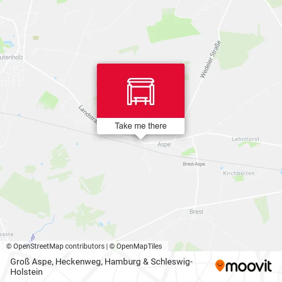 Карта Groß Aspe, Heckenweg