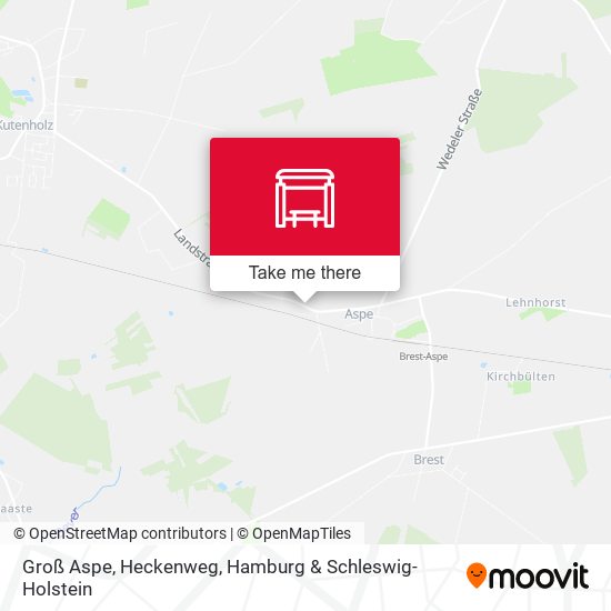 Groß Aspe, Heckenweg map