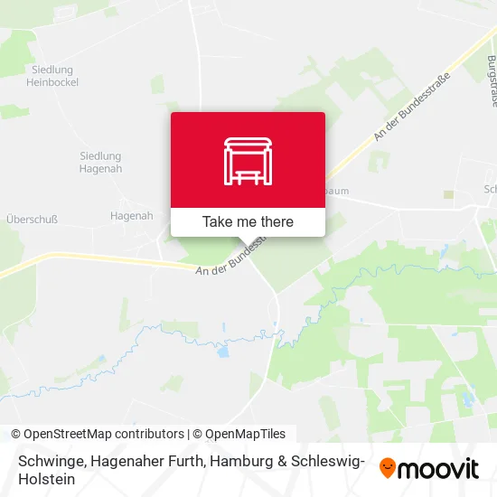 Карта Schwinge, Hagenaher Furth