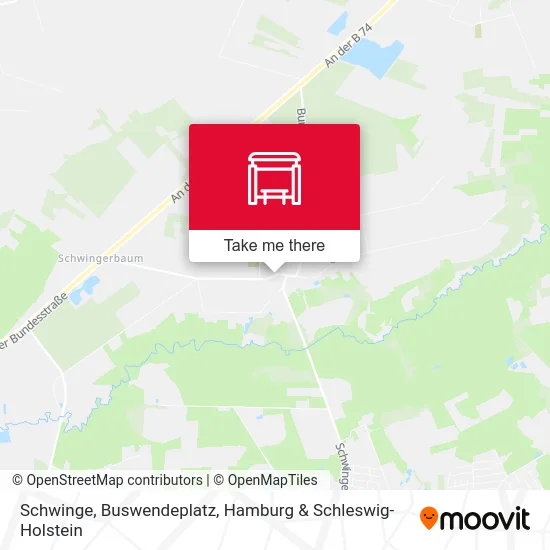 Карта Schwinge, Buswendeplatz