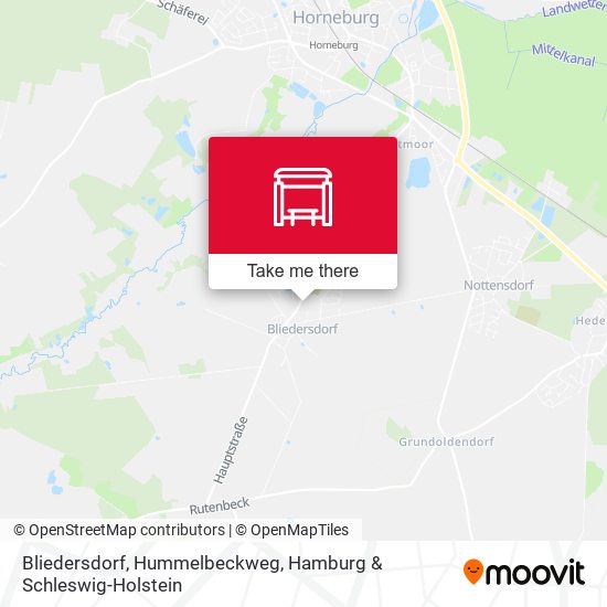 Bliedersdorf, Hummelbeckweg map