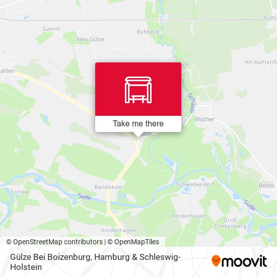 Gülze Bei Boizenburg map