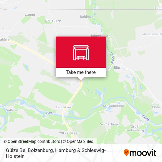 Gülze Bei Boizenburg map