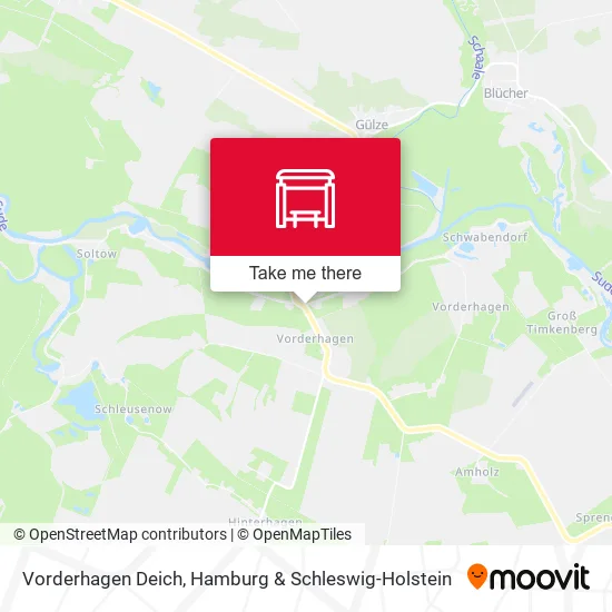 Карта Vorderhagen Deich
