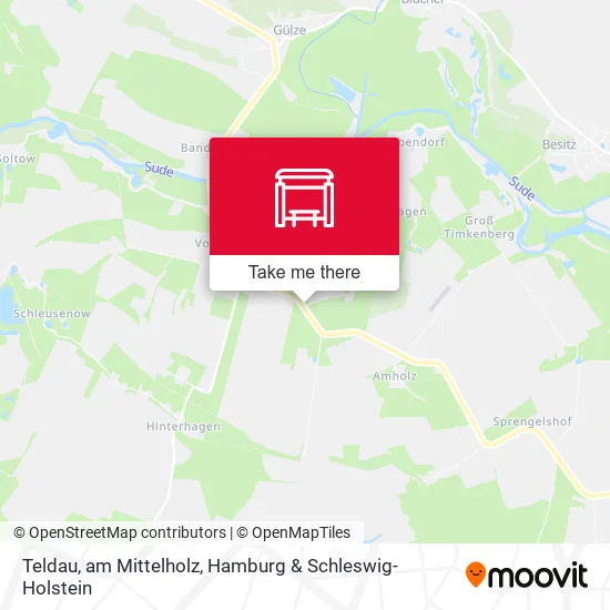Карта Teldau, am Mittelholz