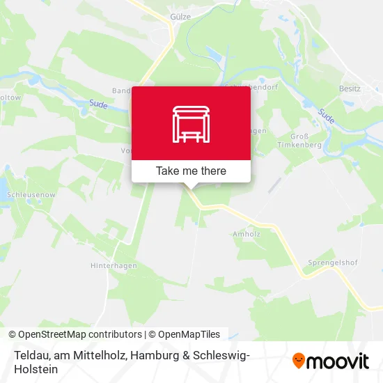 Карта Teldau, am Mittelholz
