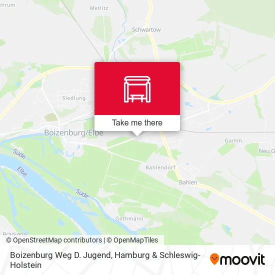 Карта Boizenburg Weg D. Jugend