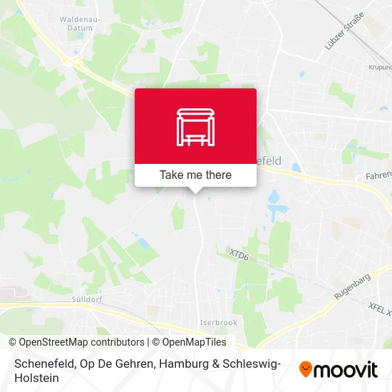 Карта Schenefeld, Op De Gehren