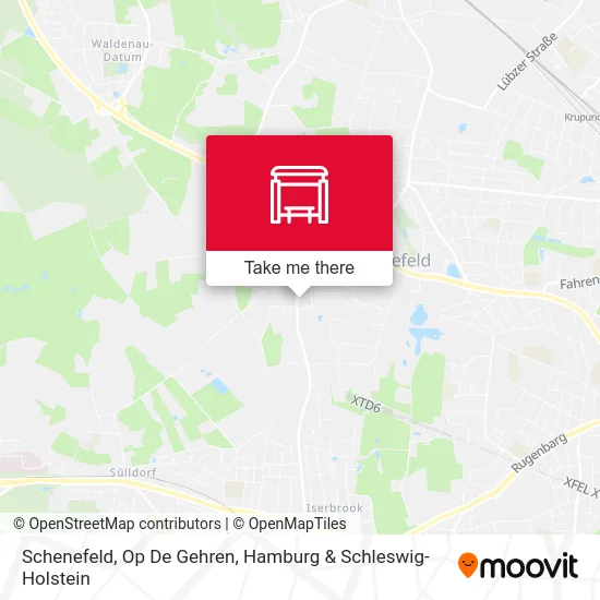 Карта Schenefeld, Op De Gehren