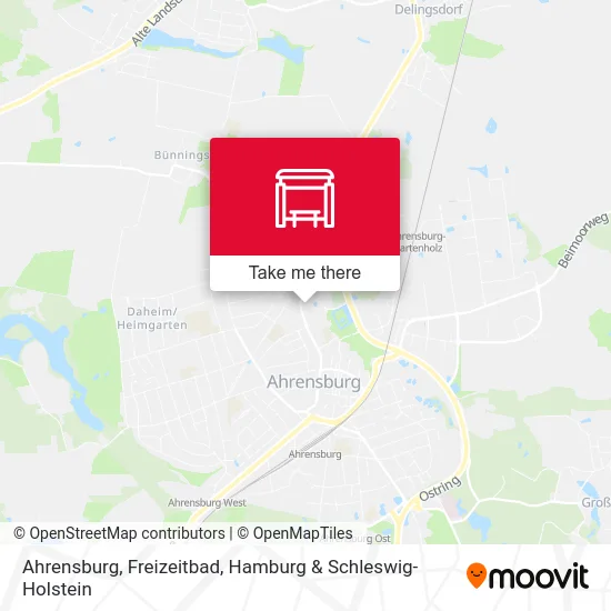 Карта Ahrensburg, Freizeitbad