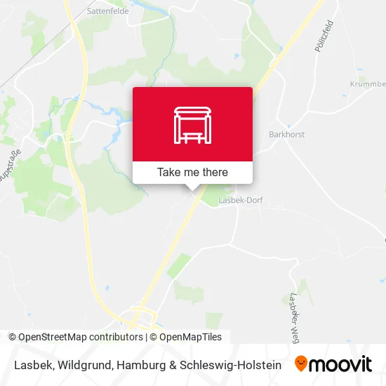 Карта Lasbek, Wildgrund