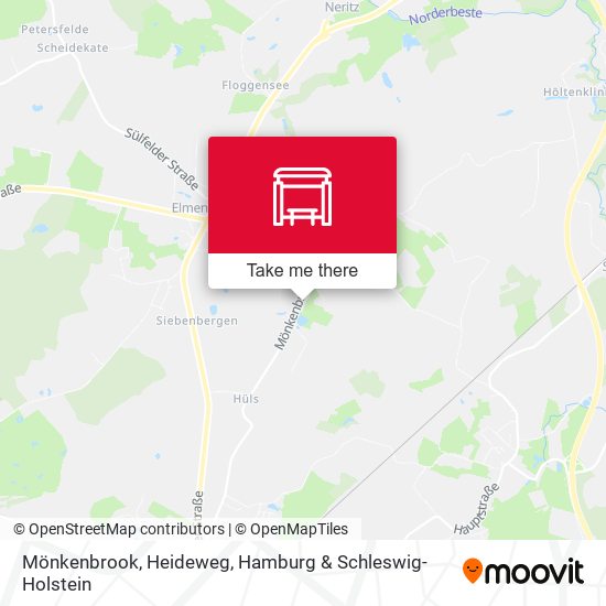 Mönkenbrook, Heideweg map
