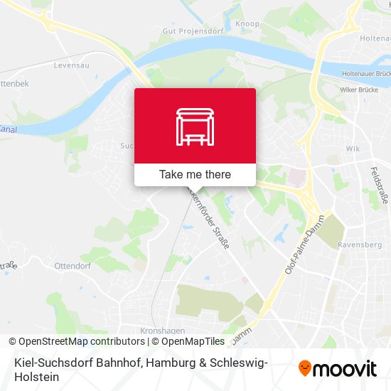 Kiel-Suchsdorf Bahnhof map