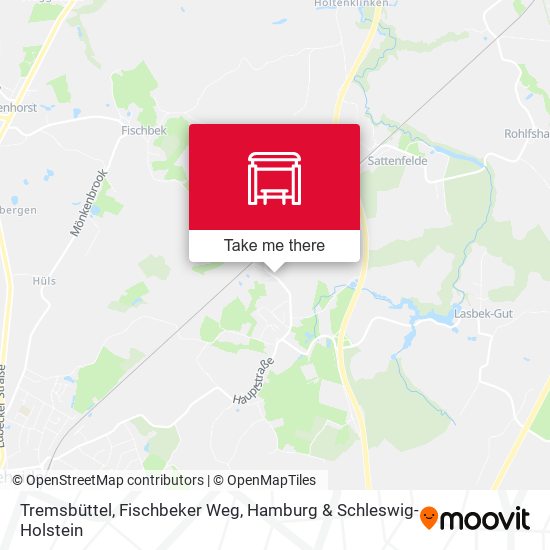 Tremsbüttel, Fischbeker Weg map
