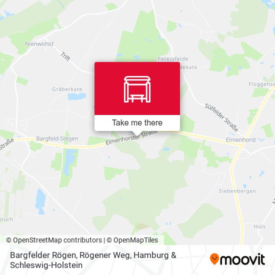 Bargfelder Rögen, Rögener Weg map