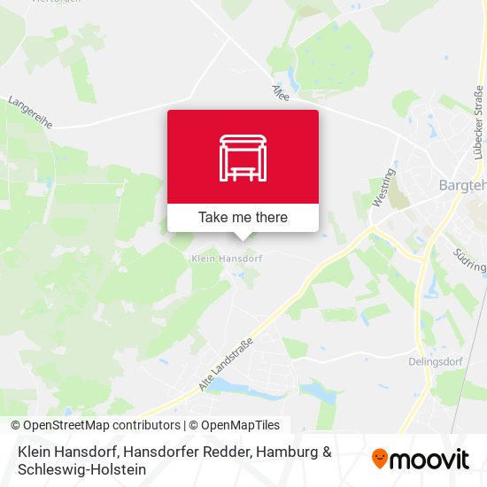 Klein Hansdorf, Hansdorfer Redder map