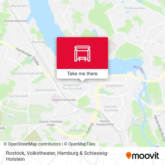 Карта Rostock, Volkstheater