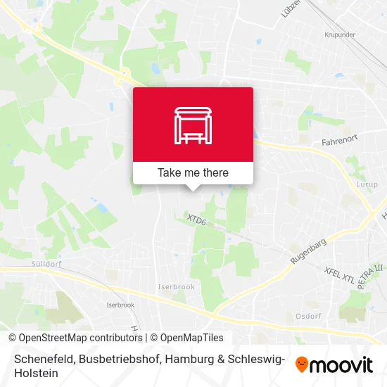 Карта Schenefeld, Busbetriebshof