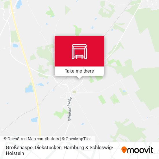Großenaspe, Diekstücken map