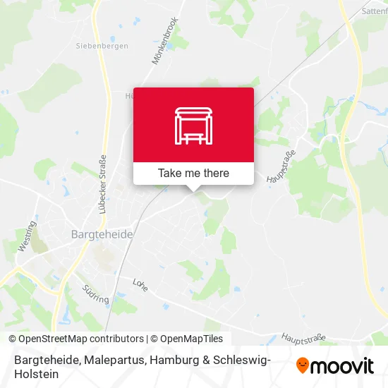 Карта Bargteheide, Malepartus