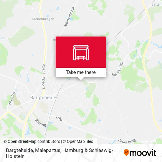 Карта Bargteheide, Malepartus