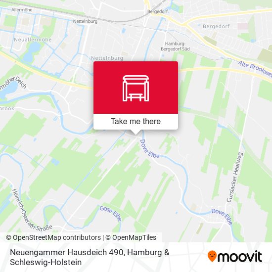 Neuengammer Hausdeich 490 map