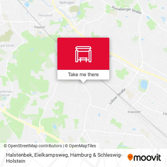 Карта Halstenbek, Eielkampsweg