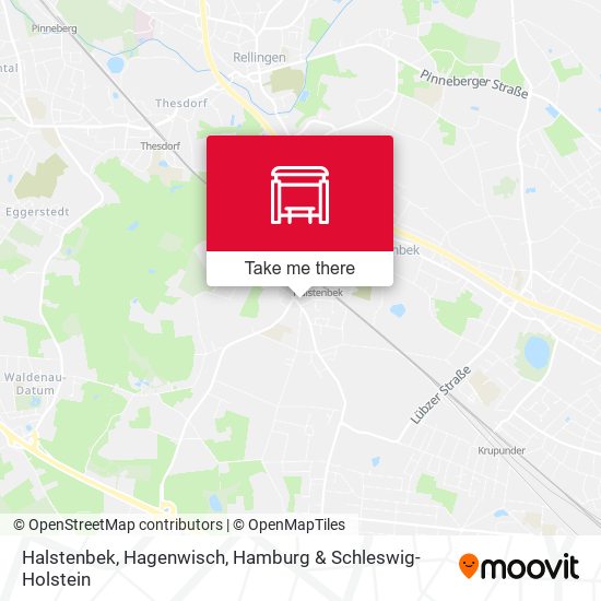 Halstenbek, Hagenwisch map