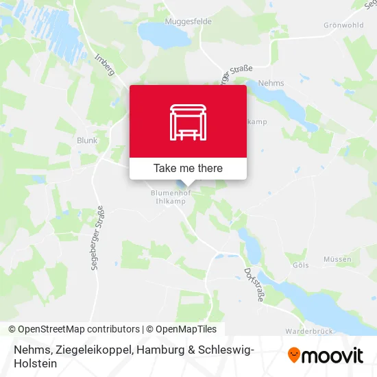 Карта Nehms, Ziegeleikoppel