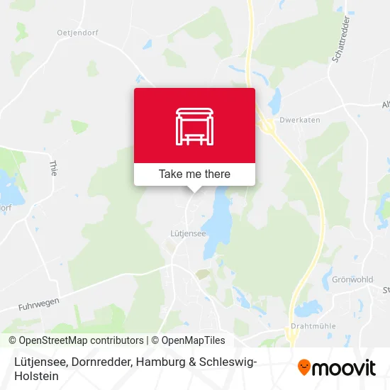 Lütjensee, Dornredder map
