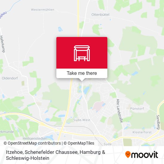 Itzehoe, Schenefelder Chaussee map
