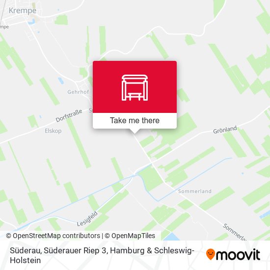 Süderau, Süderauer Riep 3 map