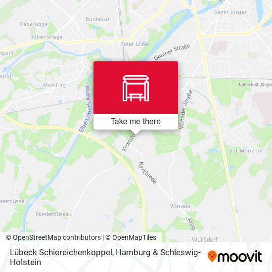Lübeck Schiereichenkoppel map