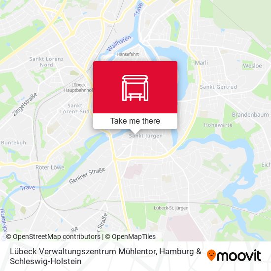 Карта Lübeck Verwaltungszentrum Mühlentor