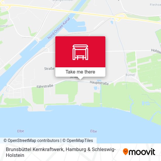 Brunsbüttel Kernkraftwerk map