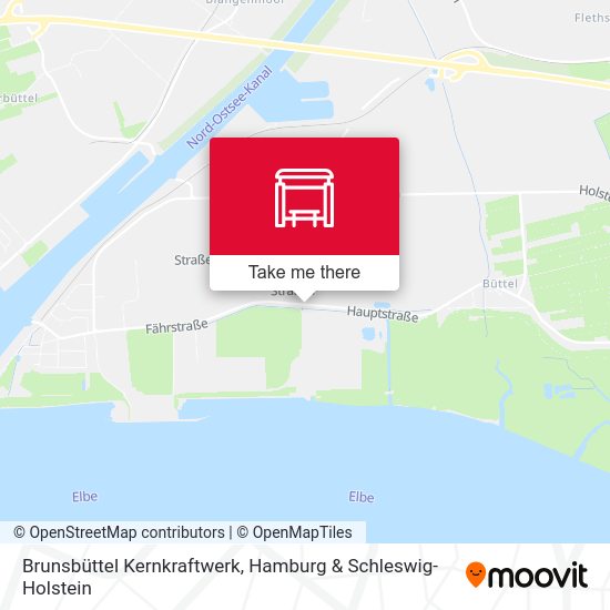 Brunsbüttel Kernkraftwerk map