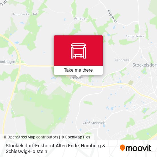 Stockelsdorf-Eckhorst Altes Ende map